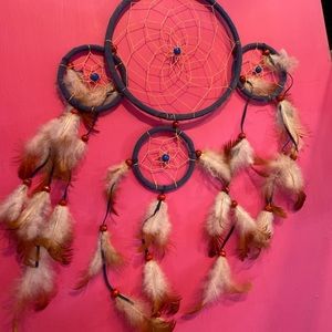 Blue 3 piece dream catcher